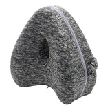 Max Heart Shape Memory Foam Leg Pillow Side Sleep Knee Pillow Gray