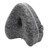 Max Heart Shape Memory Foam Leg Pillow Side Sleep Knee Pillow Gray
