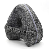 Max Heart Shape Memory Foam Leg Pillow Side Sleep Knee Pillow Gray