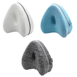 Max Heart Shape Memory Foam Leg Pillow Side Sleep Knee Pillow Gray