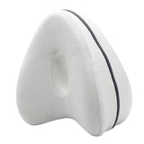 Max Heart Shape Memory Foam Leg Pillow Side Sleep Knee Pillow White