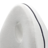 Max Heart Shape Memory Foam Leg Pillow Side Sleep Knee Pillow White