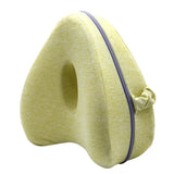 Max Heart Shape Memory Foam Leg Pillow Side Sleep Knee Pillow Blue