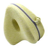 Max Heart Shape Memory Foam Leg Pillow Side Sleep Knee Pillow Blue