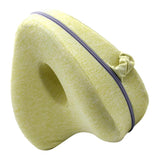 Max Heart Shape Memory Foam Leg Pillow Side Sleep Knee Pillow Blue