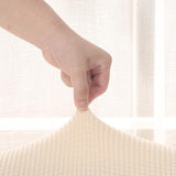 Max 2-Piece Sofa Cover Slipcover Furniture Protector 1 Seat Couch Off White