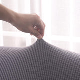Max 2-Piece Sofa Cover Slipcover Furniture Protector 3 Cushion Couch Gray