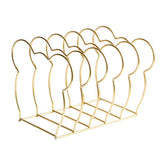Max Wrought iron Storage Rack Bear Shape Storage Organizer Shelf Golden