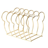 Max Wrought iron Storage Rack Bear Shape Storage Organizer Shelf Golden