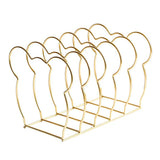 Max Wrought iron Storage Rack Bear Shape Storage Organizer Shelf Golden