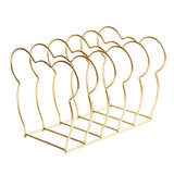 Max Wrought iron Storage Rack Bear Shape Storage Organizer Shelf Golden