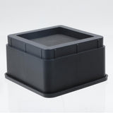 Max 4pcs Set Heavy Duty Square Plastic Furniture Risers Lifts Bed Risers