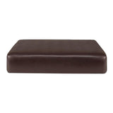 Waterproof PU Leather Sofa Seat Cushion Cover Protector Coffee_1 Seater