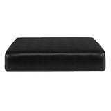 Waterproof PU Leather Sofa Seat Cushion Cover Protector Black_1 Seater