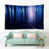 Maxbell 3D Printed Indoor Wall Hanging Tapestry Forest 150 x 150cm