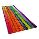 Max Maxb Rustic Runner Rug Floor Mat Modern Home Strip Rug Orange(60x180cm)
