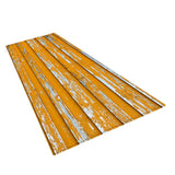 Max Rustic Runner Rug Floor Mat Modern Home Strip Rug Yellow(60x180cm)