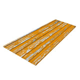 Max Rustic Runner Rug Floor Mat Modern Home Strip Rug Yellow(40x120cm)