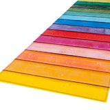 Max Rustic Runner Rug Floor Mat Modern Home Strip Rug Rainbow(40x120cm)