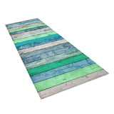 Max Rustic Runner Rug Floor Mat Modern Home Strip Rug Blue(60x180cm)