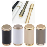 Max Alloy Curtain Decorative Pole/Rod Finials Ends Head Cap 28mm Dia. Black