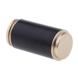 Max Alloy Curtain Decorative Pole/Rod Finials Ends Head Cap 28mm Dia. Black