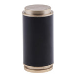 Max Alloy Curtain Decorative Pole/Rod Finials Ends Head Cap 28mm Dia. Black