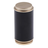 Max Alloy Curtain Decorative Pole/Rod Finials Ends Head Cap 28mm Dia. Black