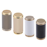 Max Alloy Curtain Decorative Pole/Rod Finials Ends Head Cap 28mm Dia. Black