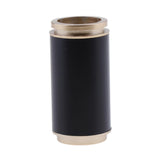 Max Alloy Curtain Decorative Pole/Rod Finials Ends Head Cap 28mm Dia. Black