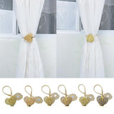 Max Stretchable Magnetic Curtain Drapery Tieback Buckle Clip 35.5cm White