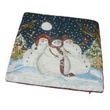 Max Cotton Linen Christmas Sofa Cushion Cover Throw Pillow Case Snowman