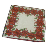 Max Cotton Linen Christmas Sofa Cushion Cover Throw Pillow Case Flowers