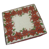 Max Cotton Linen Christmas Sofa Cushion Cover Throw Pillow Case Flowers