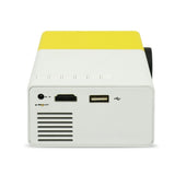 Maxbell Portable Mini Projectors 1080P Video 320x240 Pixel For Home Party Yellow