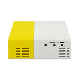 Maxbell Portable Mini Projectors 1080P Video 320x240 Pixel For Home Party Yellow