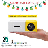 Maxbell Portable Mini Projectors 1080P Video 320x240 Pixel For Home Party Yellow