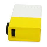 Maxbell Portable Mini Projectors 1080P Video 320x240 Pixel For Home Party Yellow