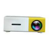Maxbell Portable Mini Projectors 1080P Video 320x240 Pixel For Home Party Yellow