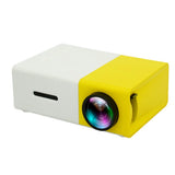 Maxbell Portable Mini Projectors 1080P Video 320x240 Pixel For Home Party Yellow