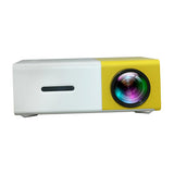 Maxbell Portable Mini Projectors 1080P Video 320x240 Pixel For Home Party Yellow