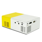 Maxbell Portable Mini Projectors 1080P Video 320x240 Pixel For Home Party Yellow