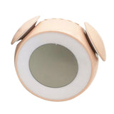 Max Music LED Alarm Clock Wake Up Light Clock for Baby Room Student Clock Pink