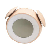 Max Music LED Alarm Clock Wake Up Light Clock for Baby Room Student Clock Pink