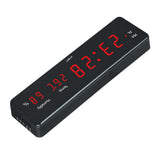 Max Led Digital Alarm Clock Temperature Humidity Display Clock  Red