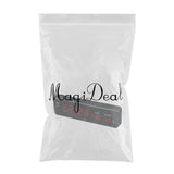 Max Led Digital Alarm Clock Temperature Humidity Display Clock  Red