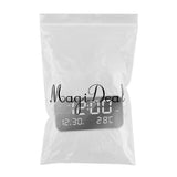 Maxbell Adjustable LED Music Alarm Clock Electronic Digital Clock White_white light