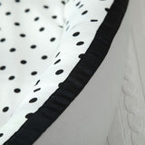 Max Foldable Travel Crib Baby Cotton Sleeping Baby Bassinet Bed b Dot_Black