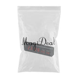 Maxbell Led Digital Alarm Clock Temperature Humidity Display Wall Clock  Red
