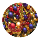 Max Waterproof Christmas Tablecloth Cover for 47inch Round Dining Tables  9